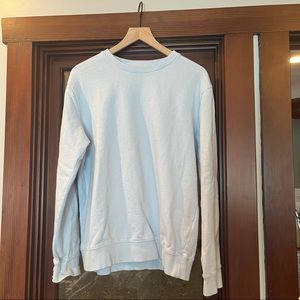 Mens Light Blue Crewneck size XL